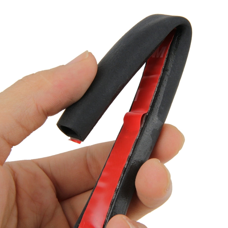 Big D-shaped Car Noise Reduction Sealing Strip with Sticker, Length: 5m