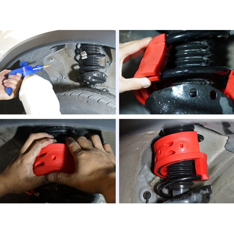 2pcs Car Auto F Type Shock Absorber Spring Bumper Power Cushion Buffer, F Type(Spring Spacing: 12mm, Spring Diameter: 120mm)