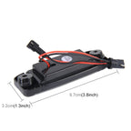 2 PCS LED License Plate Light with 18 SMD-3528 Lamps for Hyundai Sonata, 2W 120LM, 6000K, DC12V(White Light)