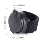 Bicycle 360 Degree Back Mirror Arm Wrist Strap Rear View Mirror