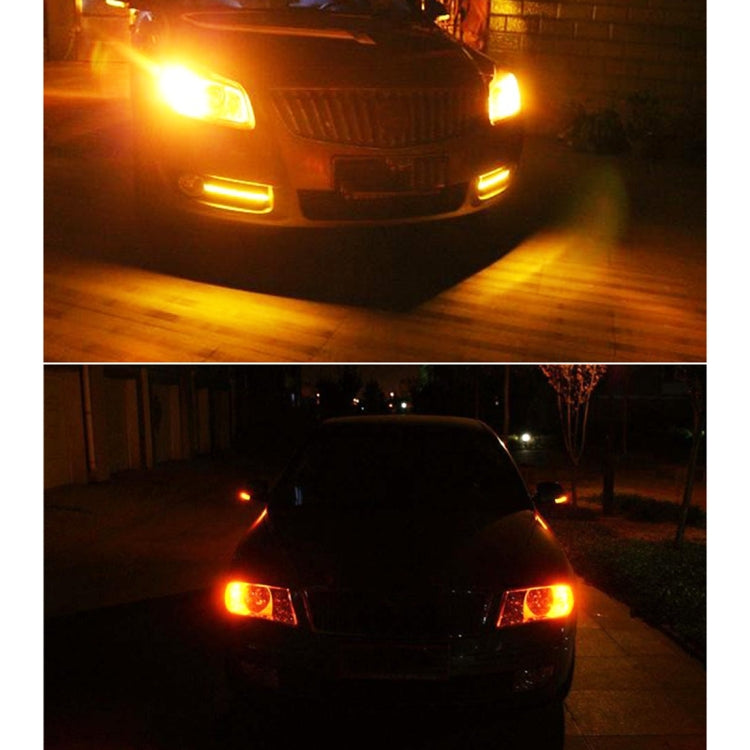 2 PCS 1156 / BA15S 4.5W DC 12V 6000K 290LM Car Auto Ceramics Turn Lights / Reversing Light 27LEDs SMD-7020 Lamps, with Projector Lens