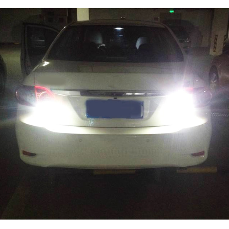 2 PCS 1156 / BA15S 4.5W DC 12V 6000K 290LM Car Auto Ceramics Turn Lights / Reversing Light 27LEDs SMD-7020 Lamps, with Projector Lens