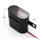 3A Motorcycle Multi-functional Cigarette Lighter Socket Voltmeter + Cigarette Lighter Socket + Dual USB — view 4