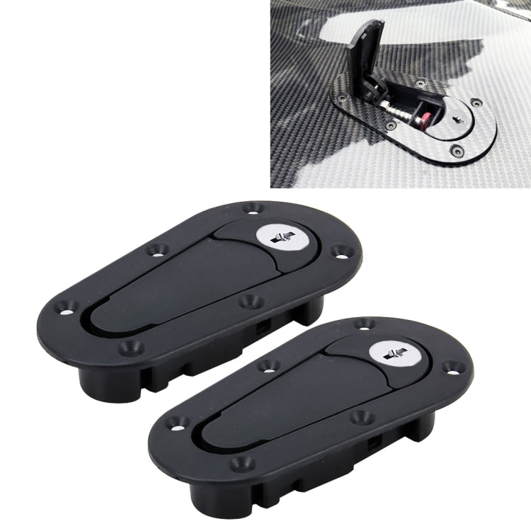 A Pair Car Modified Hood Lock General Racing Car Cover Lock with Keys
