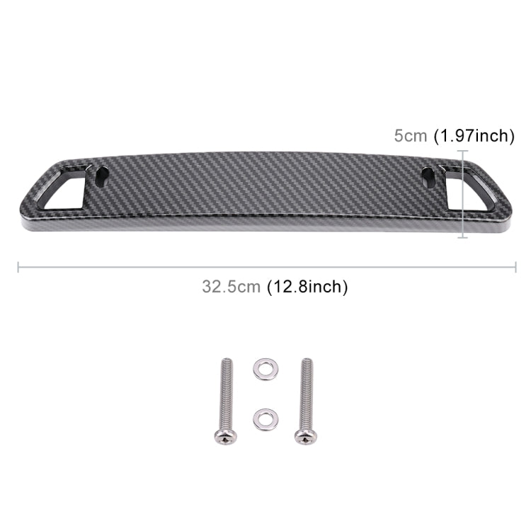 Universal Car License Holder Number Plate Frame Full Carbon Fiber License Plate Holder