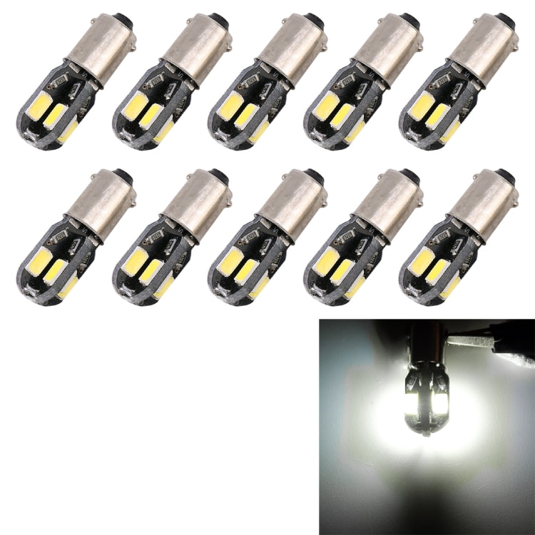 8LEDs SMD-5630 Car Clearance Light Reading Light, 10 PCS BA9S DC 12V 1.1W