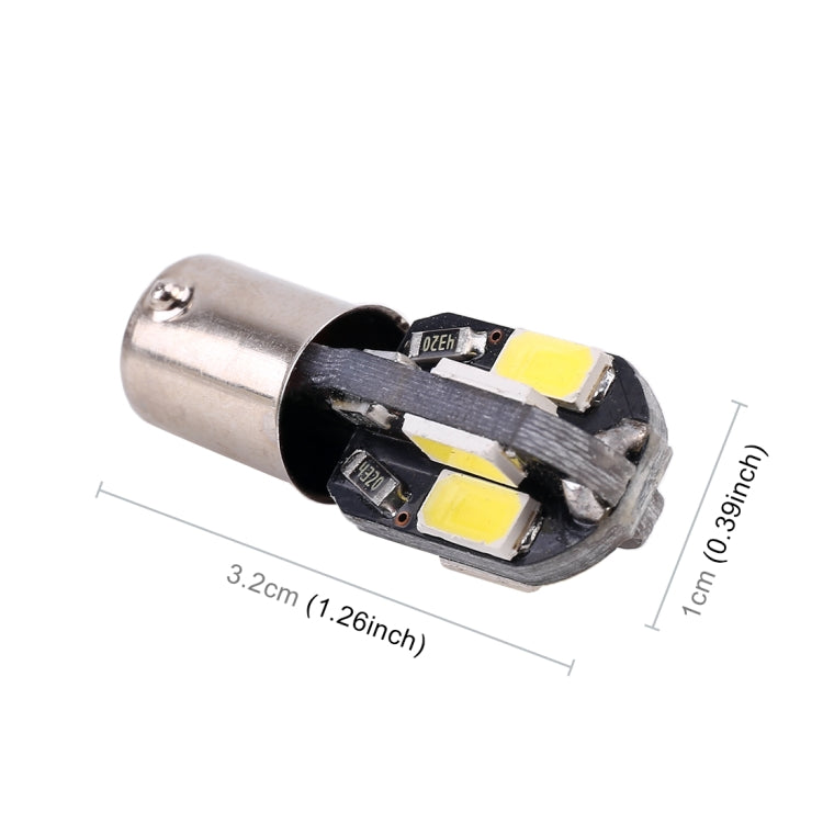 8LEDs SMD-5630 Car Clearance Light Reading Light, 10 PCS BA9S DC 12V 1.1W