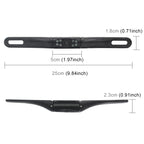 PZ413-C Car License Plate Frame 120 Degree Rear View Cameras