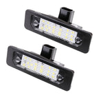 2 PCS DC 12V 3W 150LM 6000K LED License Plate Light 18LEDs SMD-3528 Bulbs Lamps for Ford Mustang 2010-2014