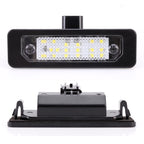2 PCS DC 12V 3W 150LM 6000K LED License Plate Light 18LEDs SMD-3528 Bulbs Lamps for Ford Mustang 2010-2014