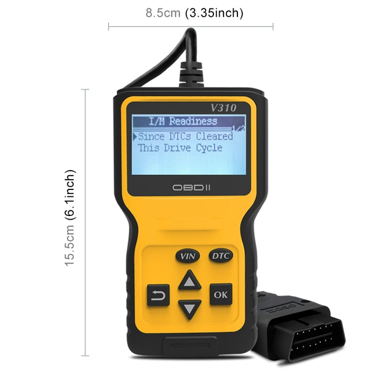V310 Car Handheld V1.1 OBD2 Fault Detector OBD2 Diagnostic Tool