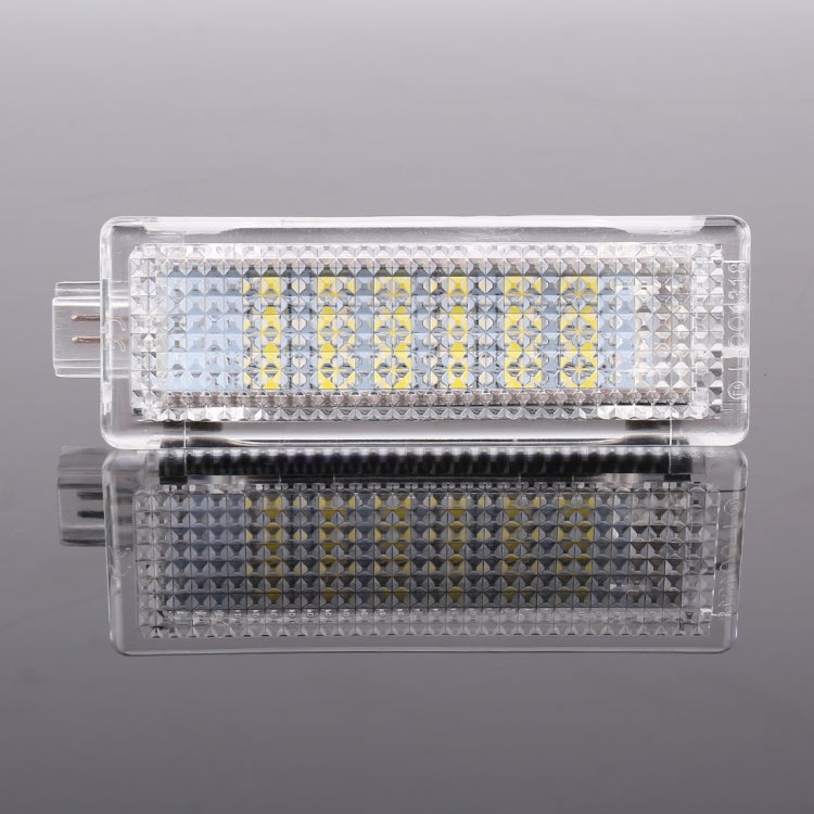 2 PCS LED Car DC 12V 1.5W 6000K 100LM Door Lights 18LEDs SMD-3528 Lamps for BMW E81