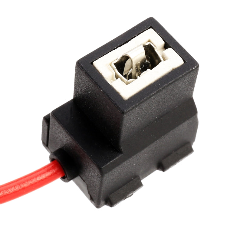 2 PCS Car H1 / H3 Bulb Holder Base Female Socket with Wire