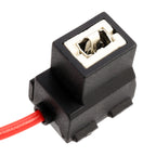 2 PCS Car H1 / H3 Bulb Holder Base Female Socket with Wire