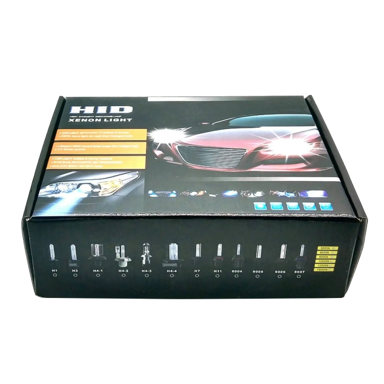 2PCS 35W H7 2800 LM Slim HID Xenon Light with 2 Alloy HID Ballast, High Intensity Discharge Lamp, Color Temperature: 4300K