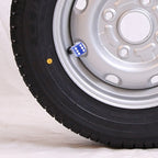 4 PCS Plastic Plated Dice Shape Universal Tire Valve Stem Cap, Dice Shape 6