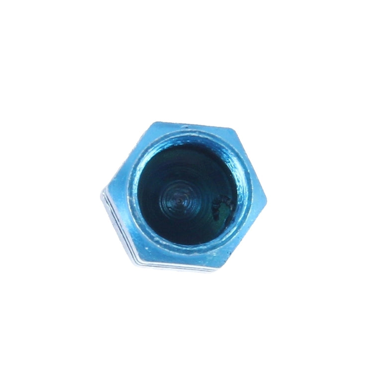 4PCS SA Metal Plated Hexagon Shape Universal Tire Valve Stem Cap