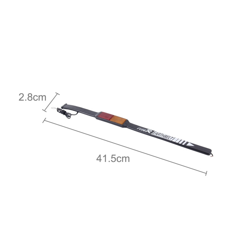 Vehicle Car Anti Static Strap Earth Belt Ground Wire Strap Reflective， Random Color Delivery