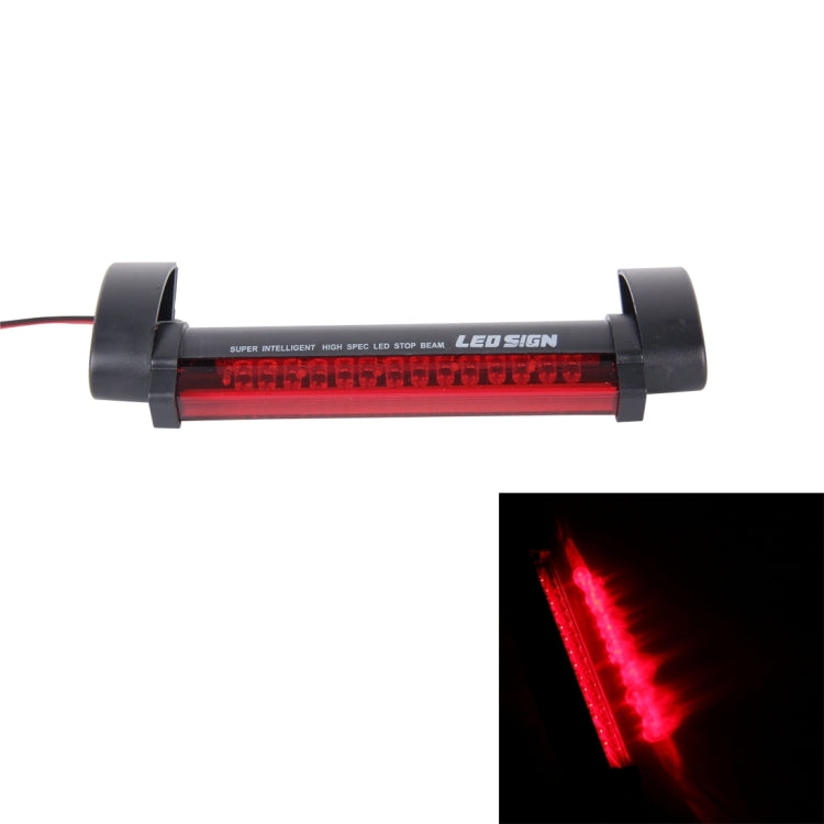 Red Light Car Third Brake Light, DC 12V Cable Length: 80cm, 14 LEDs