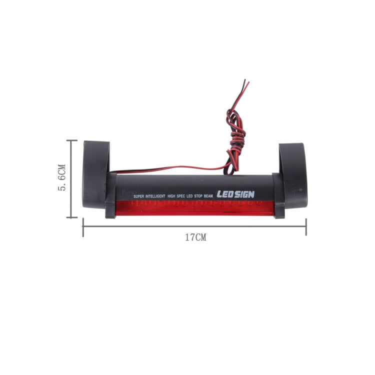 Red Light Car Third Brake Light, DC 12V Cable Length: 80cm, 14 LEDs