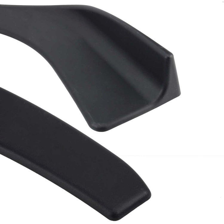 2 PCS Universal Fit Car Front Bumper Spoiler Lip Splitter Diffuser SUV ABS Front Shovel, Length: 74cm