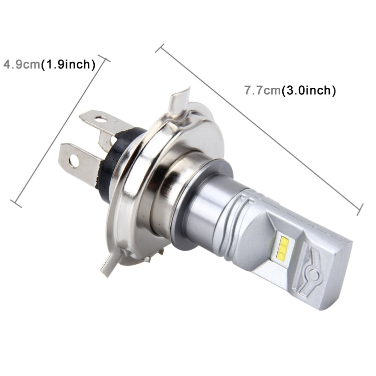 H4 60W 900 LM 6000K Car Fog Lights with 6 CSP Lamps, DC 12V
