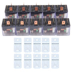 10 PCS JD-1912 80 AMP 12V Waterproof Car Auto Four Plugs Relay with Warning Light — view 5