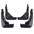 4 PCS Car Auto Semi-Rigid PVC Splash Flaps Mudguards Fender Guard for Audi A4L 2016 Version