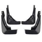 4 PCS Car Auto Semi-Rigid PVC Splash Flaps Mudguards Fender Guard for Audi A4L 2016 Version