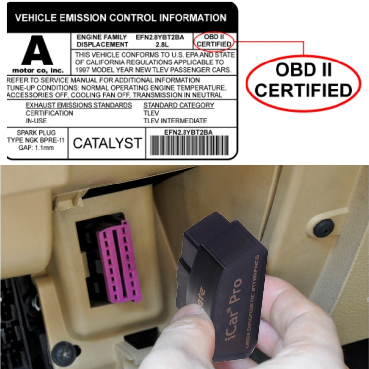 Vgate iCar Pro OBDII Bluetooth V4.0 Dual Car Scanner Tool, Support Android And iOS, Support All OBDII Protocols — view 7