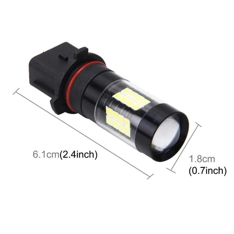 420LM 6000K Car Fog Lights with 43 SMD-3528 LED Lamps, DC 12V, P13W 7W