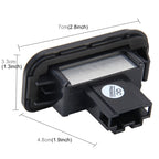2 PCS License Plate Light with 18 SMD-3528 Lamps for Mercedes-Benz W203 4D, 2W 120LM 6000K, DC12V, with Canbus (White Light)