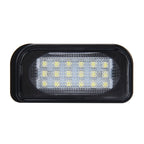 2 PCS License Plate Light with 18 SMD-3528 Lamps for Mercedes-Benz W203 4D, 2W 120LM 6000K, DC12V, with Canbus (White Light)