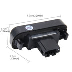 2 PCS License Plate Light with 18 SMD-3528 Lamps with Canbus for Mercedes-Benz W220, 2W 120LM, 6000K, DC12V(White Light)