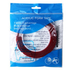 1mm Thickness Acrylic Foam Double Sided Adhesive Sticker Tape, 5m x 1cm