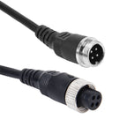 15m M12 4P Aviation Connector Video Audio Extend Cable for CCTV Camera DVR — view 3