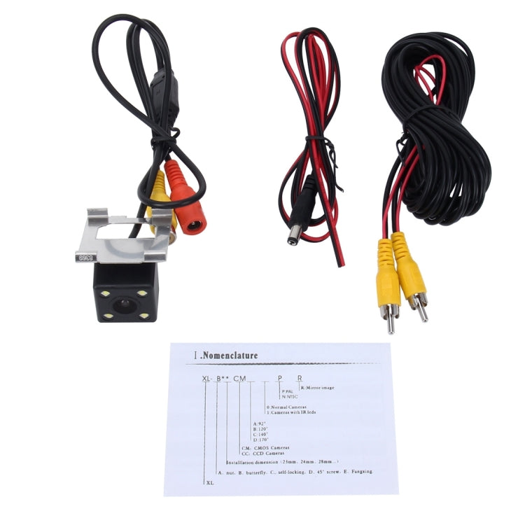 656x492 Effective Pixel NTSC 60HZ CMOS II Waterproof Car Rear View Backup Camera With 4 LED Lamps for Ford 2015-2016 Version Focus