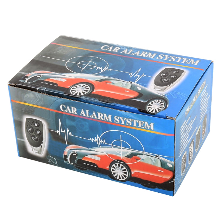 Car Safety Warning Alarm System with Two Remote Controls, DC 12V