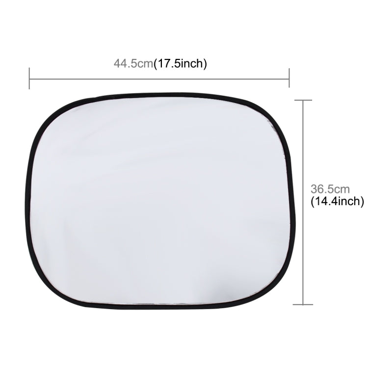 Summer Accessories Coated Silver Car Sun Shade Cloth Set, 6 in 1