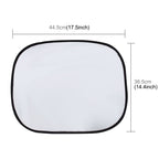 Summer Accessories Coated Silver Car Sun Shade Cloth Set, 6 in 1