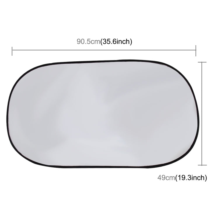 Summer Accessories Coated Silver Car Sun Shade Cloth Set, 6 in 1