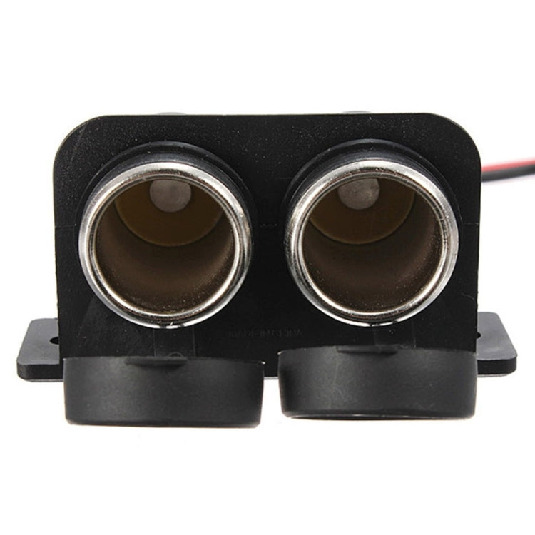 Car Motorcycle ABS Dual Port Cigar Socket Adaptor, Dual Port — Dual Port