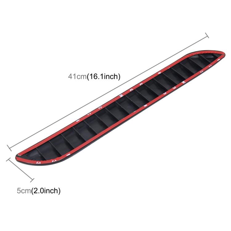 2 PCS Universal Car Auto Rubber Body Bumper Guard Protector Strip Sticker