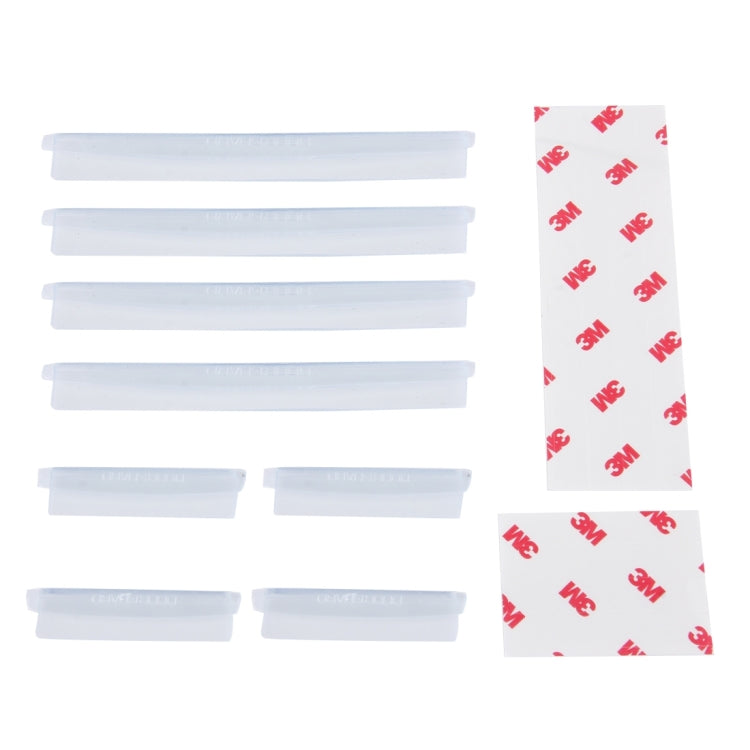 FR JG-031 8 PCS Rubber Car Side Door Edge Protection Guards Cover Trims Stickers