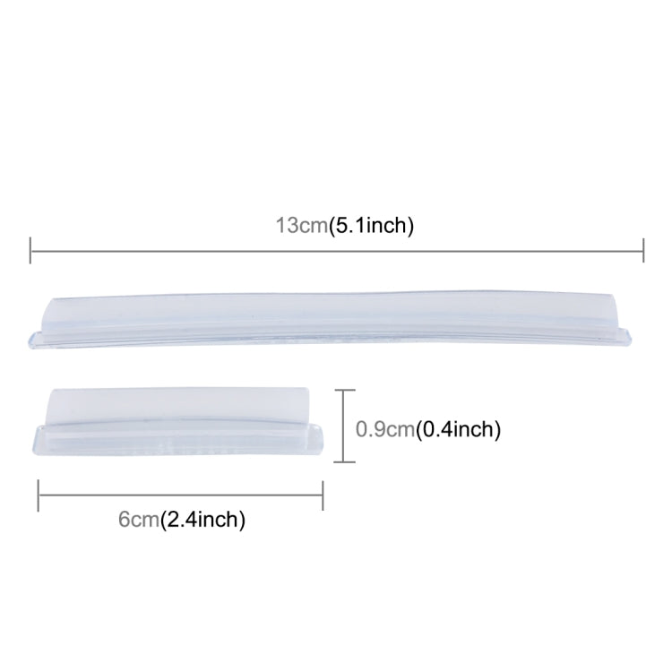 FR JG-031 8 PCS Rubber Car Side Door Edge Protection Guards Cover Trims Stickers