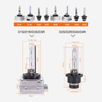 2 PCS D4S 35W 3800 LM 8000K HID Bulbs Xenon Lights Lamps, DC 12V