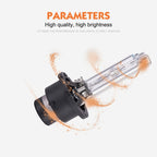 2 PCS D4S 35W 3800 LM 8000K HID Bulbs Xenon Lights Lamps, DC 12V