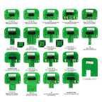 22 PCS Car For KTAG / KESS / KTM BDM Adapters Trasdata Set BDM Frame ECU RAMP Adapters