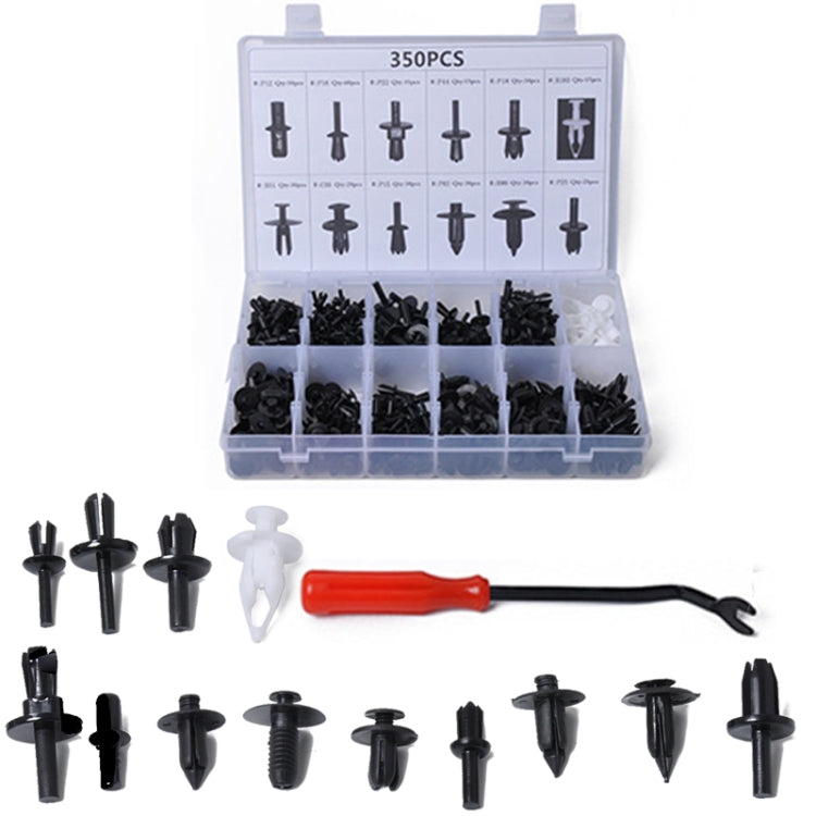 Universal Car Retainer Clips Assortment Car Panel Trim Plastic Fasteners Rivet Clips Set, 350 PCS