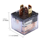 10 PCS JD-1914 80 AMP 12V Waterproof Car Auto Five Plugs Relay — 80A